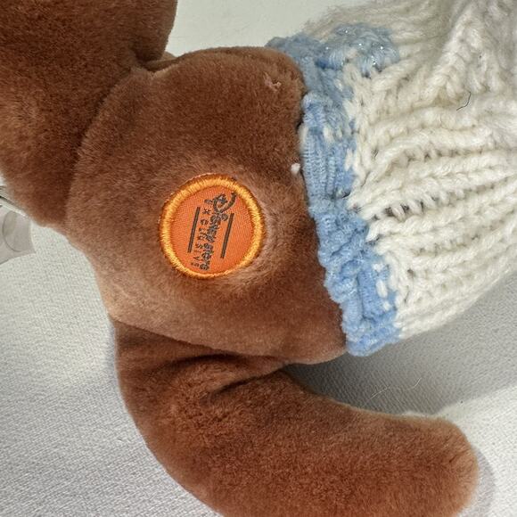 Disney Parks Winnie The Pooh ROO Blue Snowflake Sweater 8" Plush Stuffed Animal - Picture 5 of 9